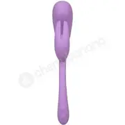 Elle Liquid Silicone Dual Flicker Flexible &amp; Pliable Premium Vibrator