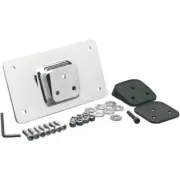 Chrome Laydown Licence/Number Plate Holder Harley Mount or Custom Bike