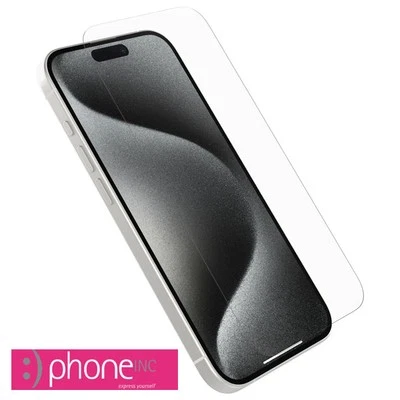 OtterBox Premium Glass Antimicrobial Apple iPhone 15 Pro Max (6.7") Screen Pr...