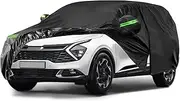 Car Covers Waterproof All Weather Replace for 2020-2025 Kia Sportage, 6 Layers Custom-Fit Outdoor Full Car Covers with Zipper Door for Snow Rain Dust Hail Protection (Sportage)