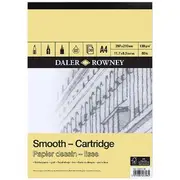 Daler-Rowney Smooth Cartridge Pad 130gsm 30 Sheets A4