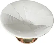 Outdoor Papasan Chair Cushion Cover, Thick Waterproof Round Saucer Chair Cover, Solid Moon Chair Slipcover for Garden Patio 47" Papasan Chair (Beige, Diameter: 133cm)