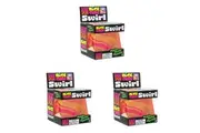 3PK Schylling Nice Cube Swirl Nee Doh Kids/Childrens Squishy Toy Assorted 3y+