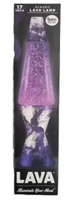 Rare- 17" Dark Faerie Dust lava GLITTER Lamp Spencer's Exclusives