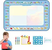 Water Doodle Mat - Aqua Infinity Canvas Toys | Aqua Infinity Canvas Mats | Coloring Doodle Mat Water Paint Mat | 100 X 80cm Kids' Doodle & Scribbler Boards Educational Toys Canvas Toy