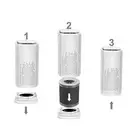 T White Air Purifier Negative Ion Car Air Purifier Triple Filter Screen Car Com