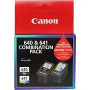Canon PG-640 and CL-641 Ink Cartridge Combination Pack - Black and Colour