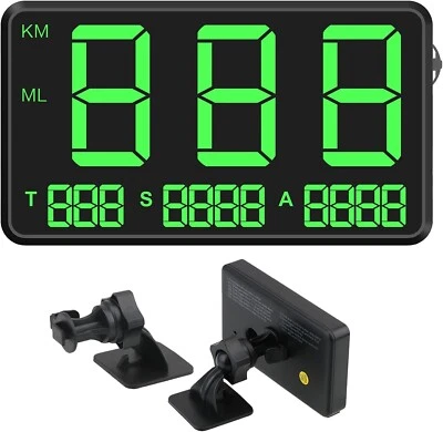 AUTENS Universal HUD GPS Head-up Display Digital Speedometer Driving Speed Alert