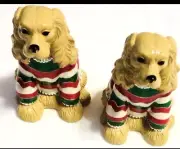 Neiman Marcus Salt Pepper Shakers Cocker Spaniel