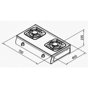 莊頭北 傳統式瓦斯爐.一級能效 ( TG-6507 )《日成廚衛》