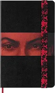 Moleskine IZIPIZI x Custom Edition Notebook, Hard Cover, Ruled, Large (5" x 8.25"), Red Vermillion, 176 pages