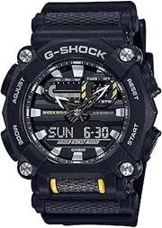 CASIO Men's G-Shock Analog-Digital Quartz Watch, Black Dial, Green Band