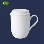 【CK全國瓷器】馬克杯系列 馬克杯三件組 茶杯三件組 395ML 陶瓷茶杯 泡茶杯 茶杯 蓋杯