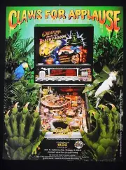 CREATURE FROM THE BLACK LAGOON * UNIVERSAL MONSTERS * PINBALL FLYER MINT UNUSED!