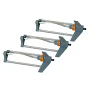 3pcs 19 Hole Oscillating Sprinkler Home Garden Lawn Grass Watering Equipment