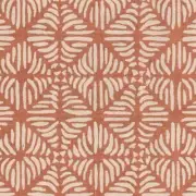 Peter Fasano Diamond Lattice 100% Linen Print Fabric- Kori / Red 8 yds KOR5