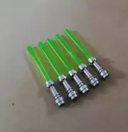 LEGO - bulk starwars trans green light saber packs!!! WEAPONS FOR MINIFIGURES
