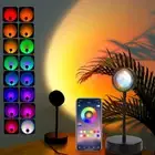Sunset Lamp Projector - Led Lights for Bedroom, RGB Sunrise Lamp, 10W, 360 Rotat