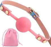 Silicone Ball Open Mouth Gag Restraint Toy Sex Gag Mouth Plug Ball Gag Breathable Sex Gag Muzzle Penis Bdsm Sex Toy For Woman