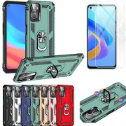 For OPPO A53s/A76/A96/Ax7/Ax5s A54 A74 5G Heavy Duty Shockproof Case Ring Cover