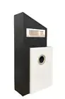 Letterbox Black White, Post Letter Box Package Drop MailBox Security Lock