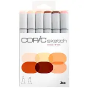 Copic Sketch Marker Set Portrait 6 Pack