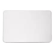 238x178mm Aluminum Alloy Rubber Base Mouse Pad Pad Non-Slip Waterproof Ultra Thin Mouse Pad SILVER COLOR