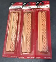 3 Revlon Super Shapers Emeryl Boards 3425-97 Soft Nails 6 Pack Each