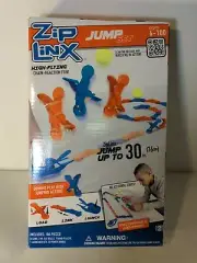 Zip Line Jump Set High Flying Chain Reaction Fun Domino Play With Jumping Action