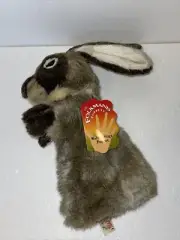 Folkmanis Plush Rabbit Hand Puppet 18" Stage Pretend Play Toy Brown Bunny NEW