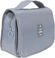 [Minkissy] Hanging Travel Toiletry Bag Multipurpose Makeup Container Folding Skincare Holder Waterproof Travel Bag Female Present