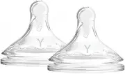 Dr Brown’s Y-Cut Wide-Neck Options Plus Teat 2 Pack