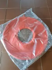 Vintage Carex Rubber Inflatable Donut Cushion -Tailbone Pain- Hemroids- Sciatica