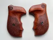 Cool Wood Grip for S&W J, BODYGUARD, ROUND BUTT, M60, Close back
