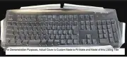 Custom made Keyboard Cover for Logitech K750 solar for Mac - 812G106 Key not Inc