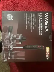 Vavsea Immersion Hand Blender, 12-Speed Multi-Function Handheld Stick Blender