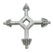 Practical Four Head Key Tool Wrench Drill Chucks Key 4 Way Drill Press Chucks