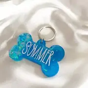 Fur Baby Resin Pet Tag.