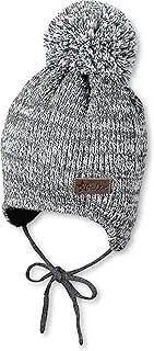 [Sterntaler] Unisex Children's Bobble Knitted Hat Melange Hat