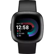 Fitbit Versa 4 Black / Graphite Bluetooth Smartwatch NEW