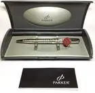 Parker Sonnet Silver Tartan S/T Ball Pen New in Box Product Parker#49785