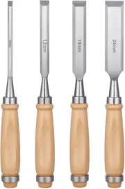 4 Piece Wood Chisel, Chisel, Professional Wood Chisel Sets Woodworking Tools Set