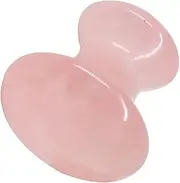 Healeved Jade Gua Sha Massage Tool Mushroom Shape Rose Quartz Facial Massager for Wrinkle Removal Eye Care Skin for Home Spa and Beauty Salons
