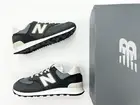 Brand New Men New Balance 574 SYP Sea Salt Outer space Nubuck Suede Shoes Vtg