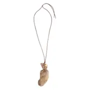 [Yvmin] Yvmin Squirrel Acorn Necklace ONE SIZE BROWN