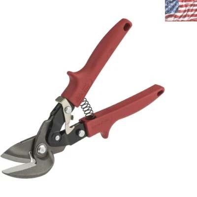 10 Inch Left Offset Aviation Snips with Alloy Steel Blades - Ergonomic Design
