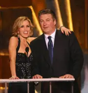 Presenters Felicity Huffman Alec Baldwin onstage at the TNT/TBS br- Old Photo 5