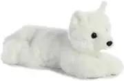 Aurora - SMall White Flopsie - 12" Arctic Fox - Adorable Stuffed Animal