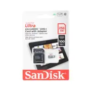 Sandisk MicroSDXC 256GB USH-I Card + Adapt CL10 100mb/s