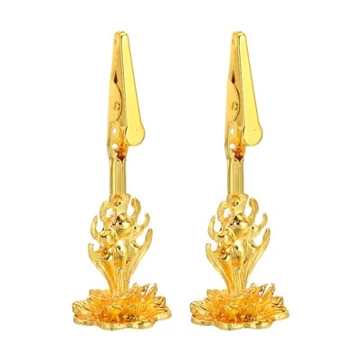 Incense Holder Clip 2pcs Brass Incense Stick Holder Incense Burner 1.3"x3.5"